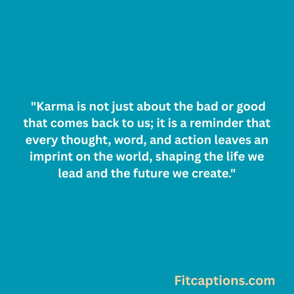 'Karma Quotes About Life"
