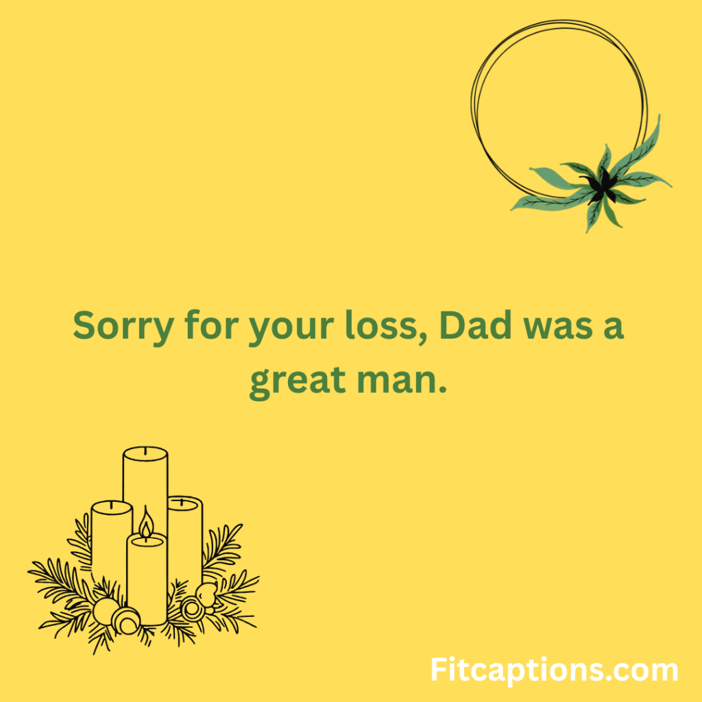 "Condolence Messages for the Loss of Father"