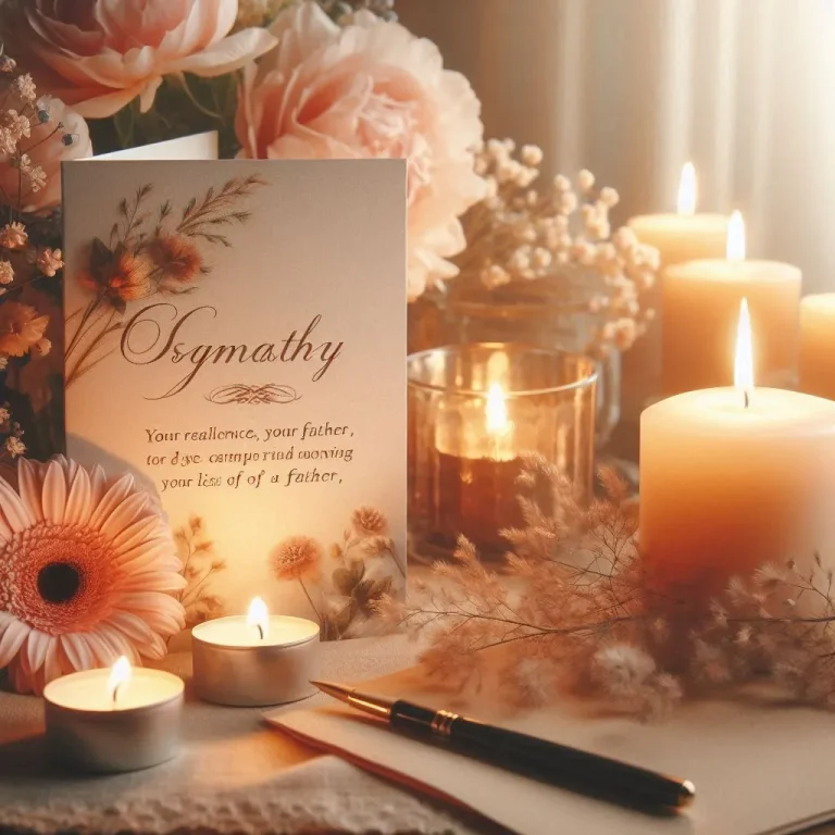 'Condolence Messages for the Loss of Father"