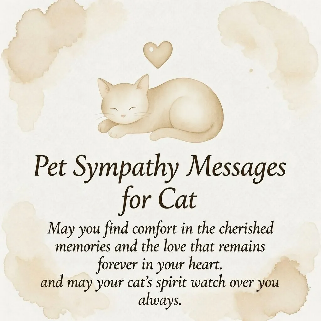 "Pet Sympathy Massages For Cat"