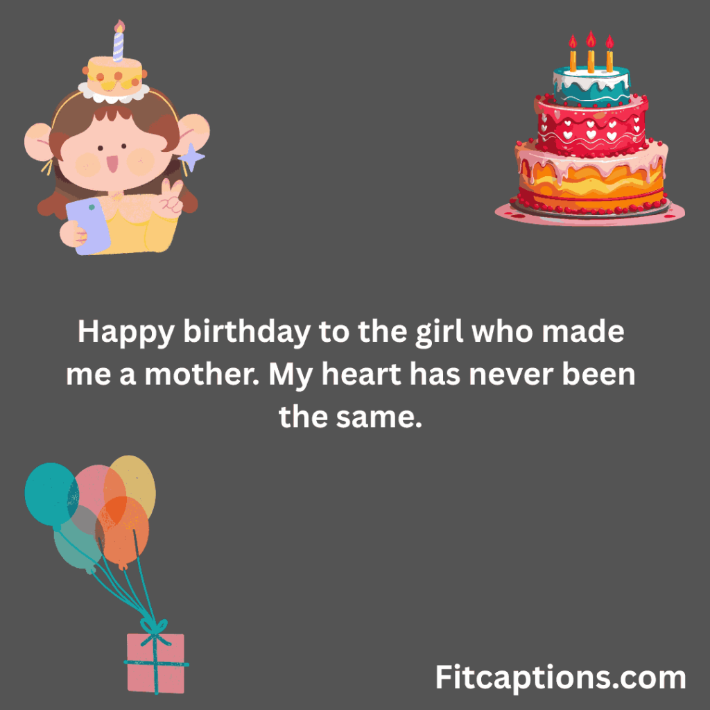 "Short Birthday Messages for Daughter"