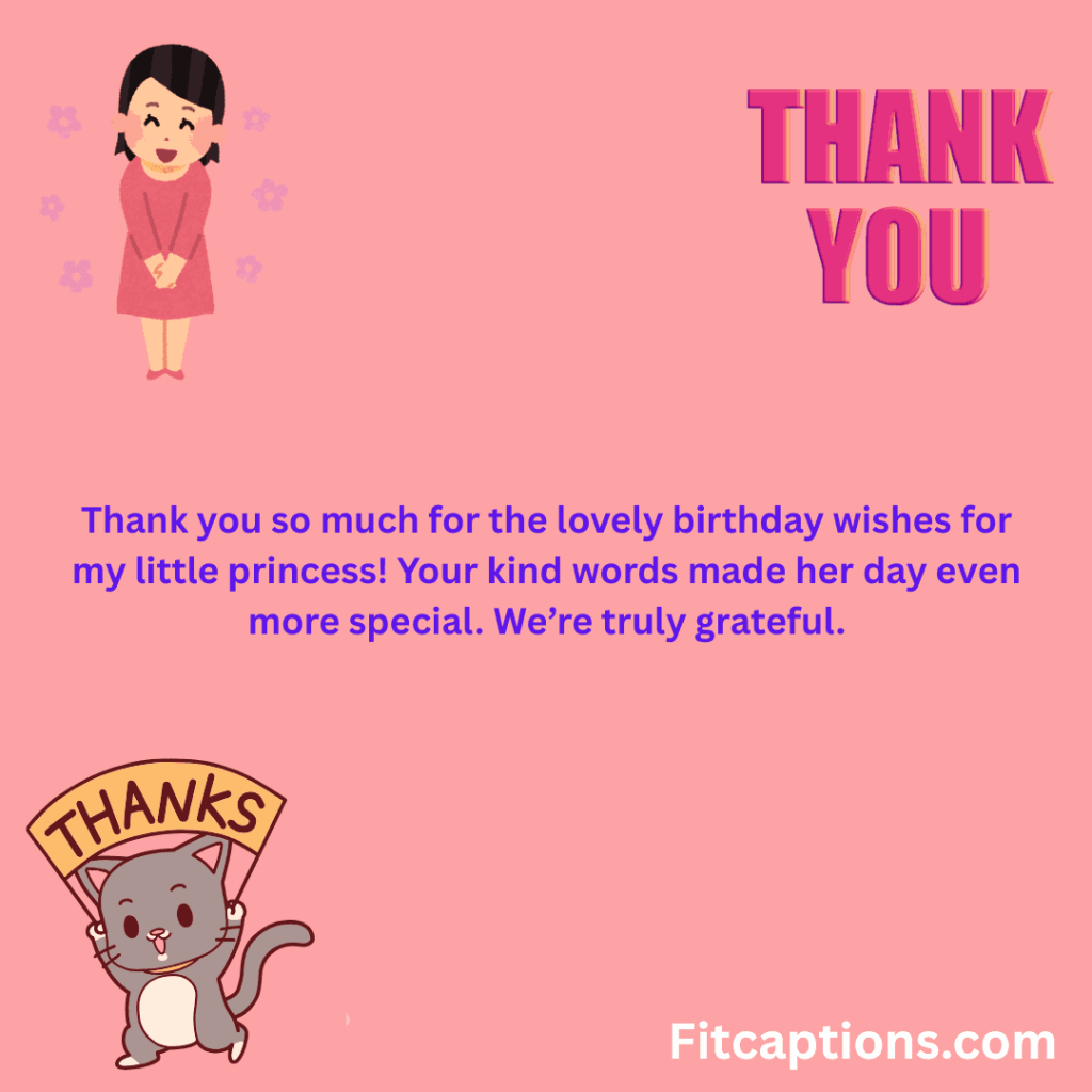 "Thank You Messages for Birthday Wishes"