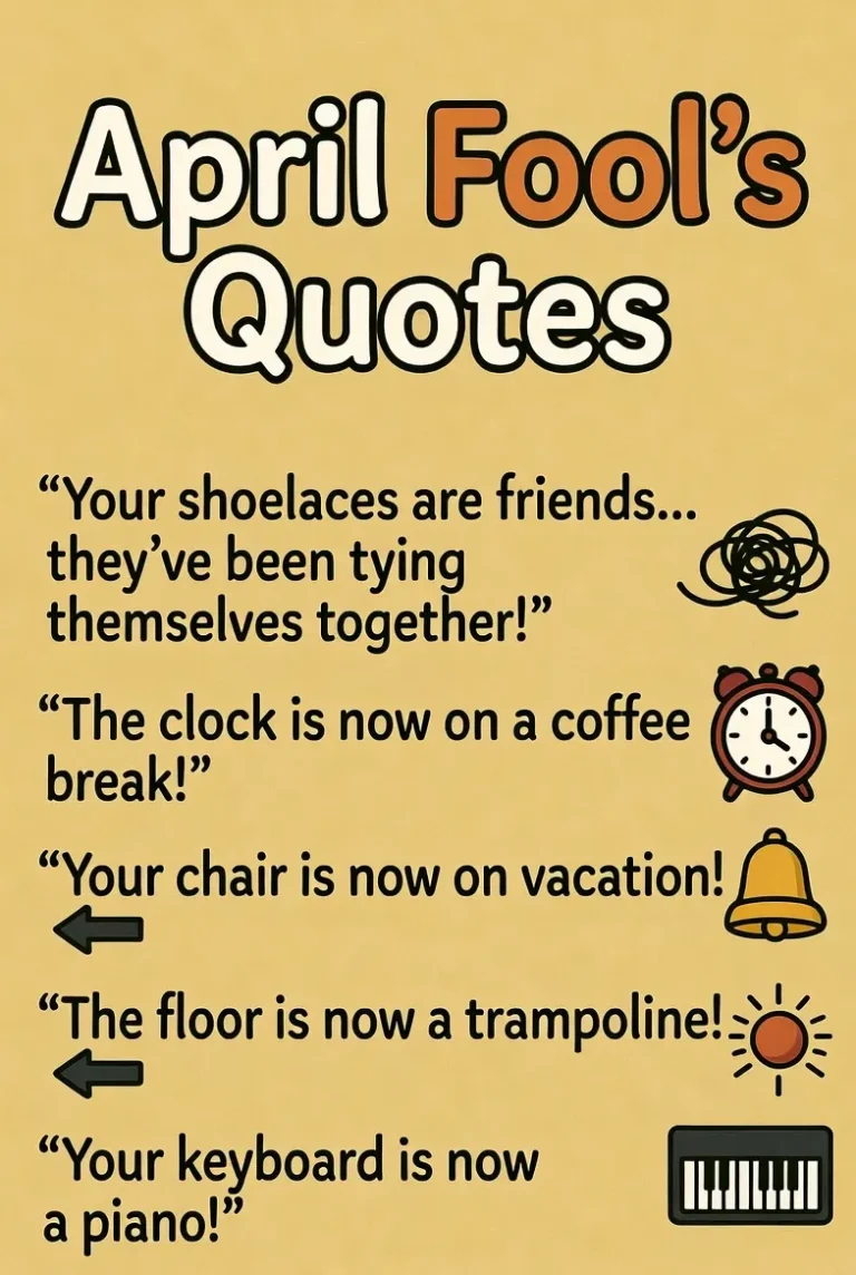 "April Fool’s Quotes"