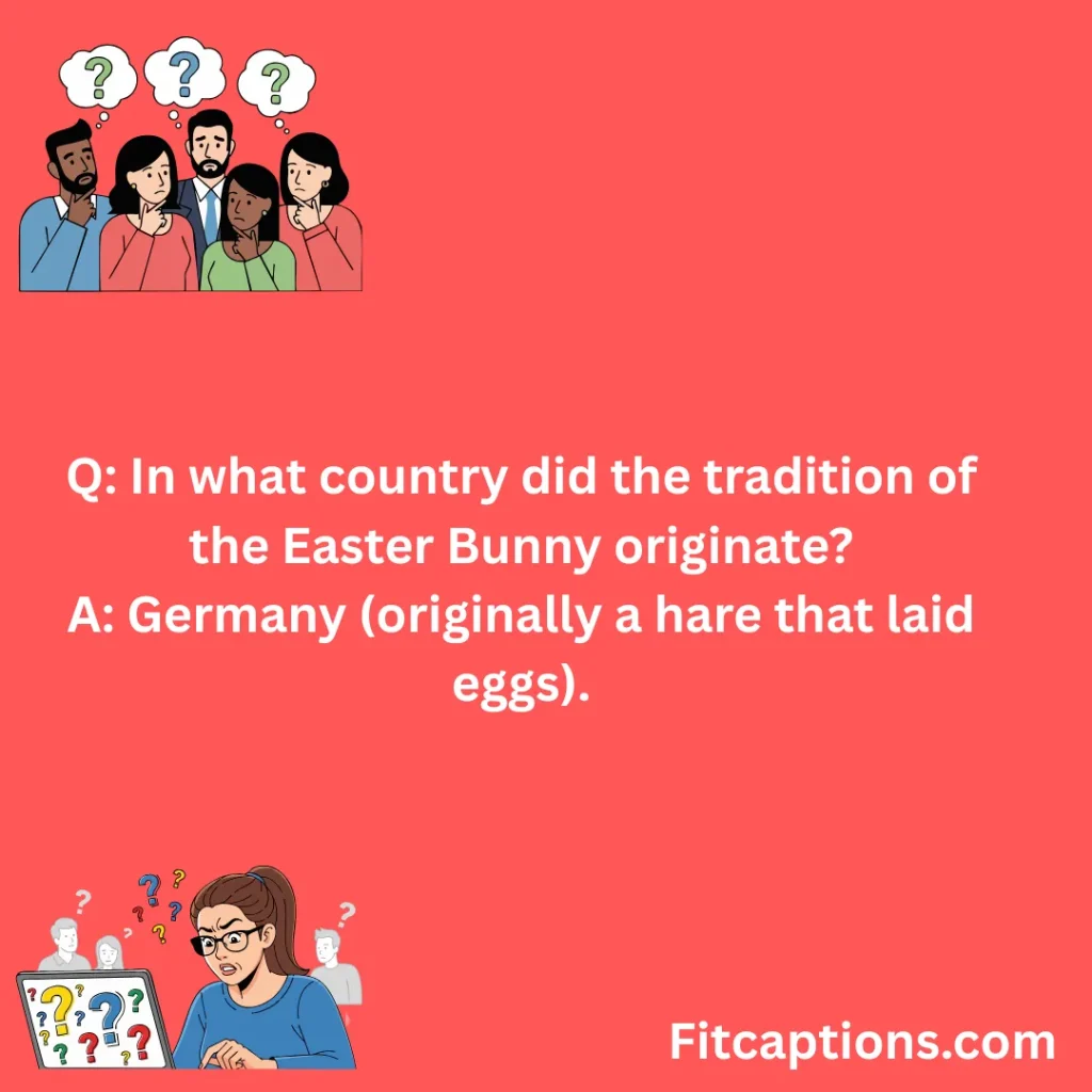 "Easter Trivia Questions and Answers for Adults'