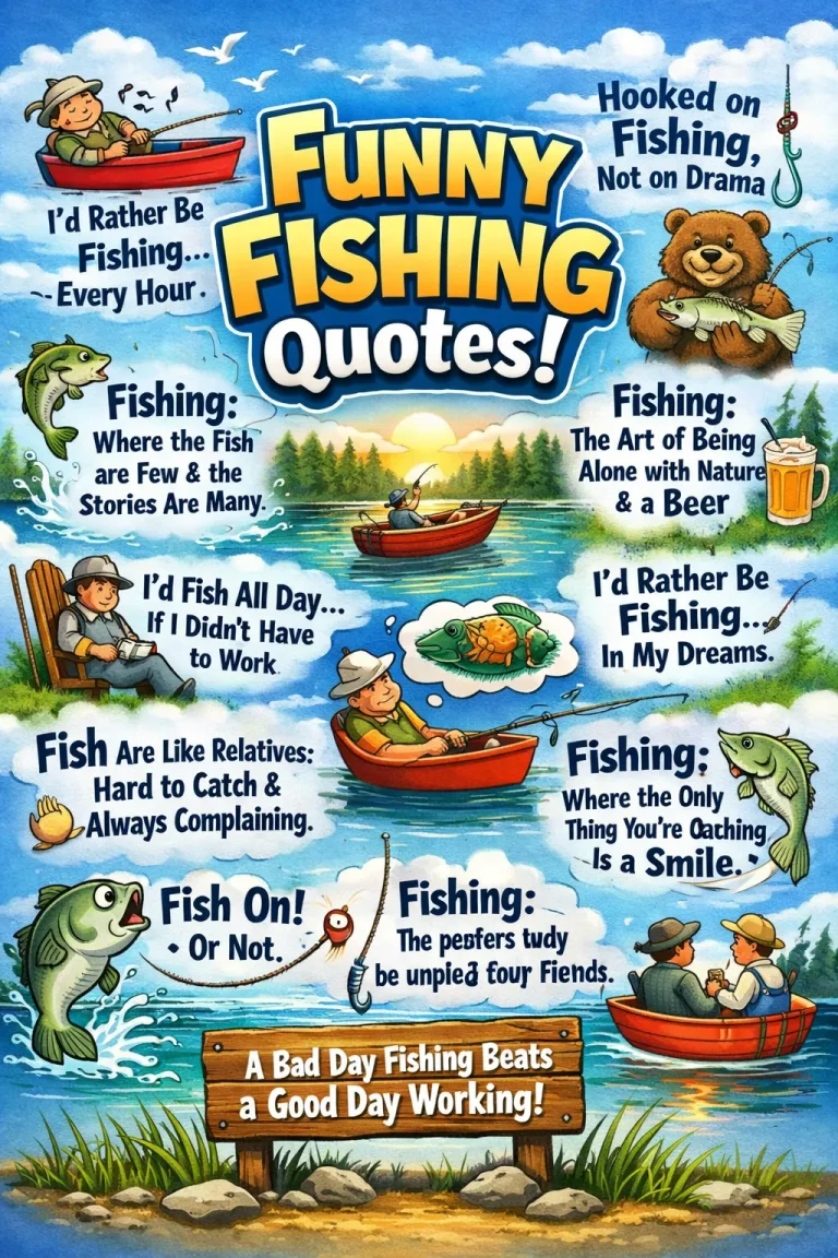 "Funny Fishing Quotes"