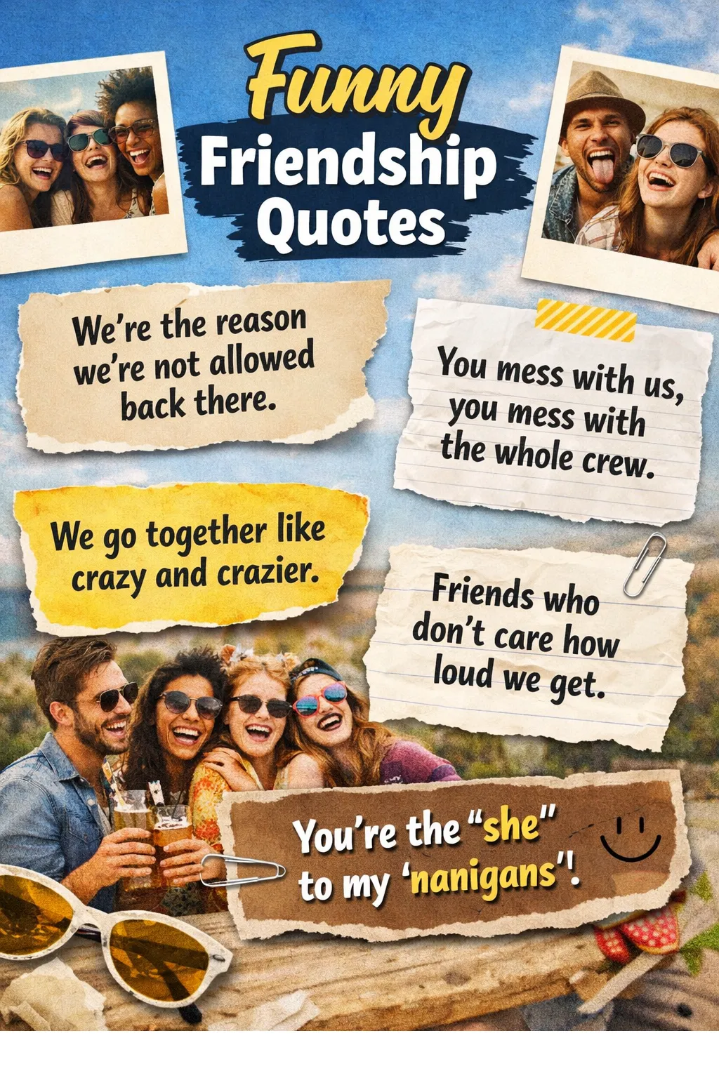 "Funny Friendship Quotes"
