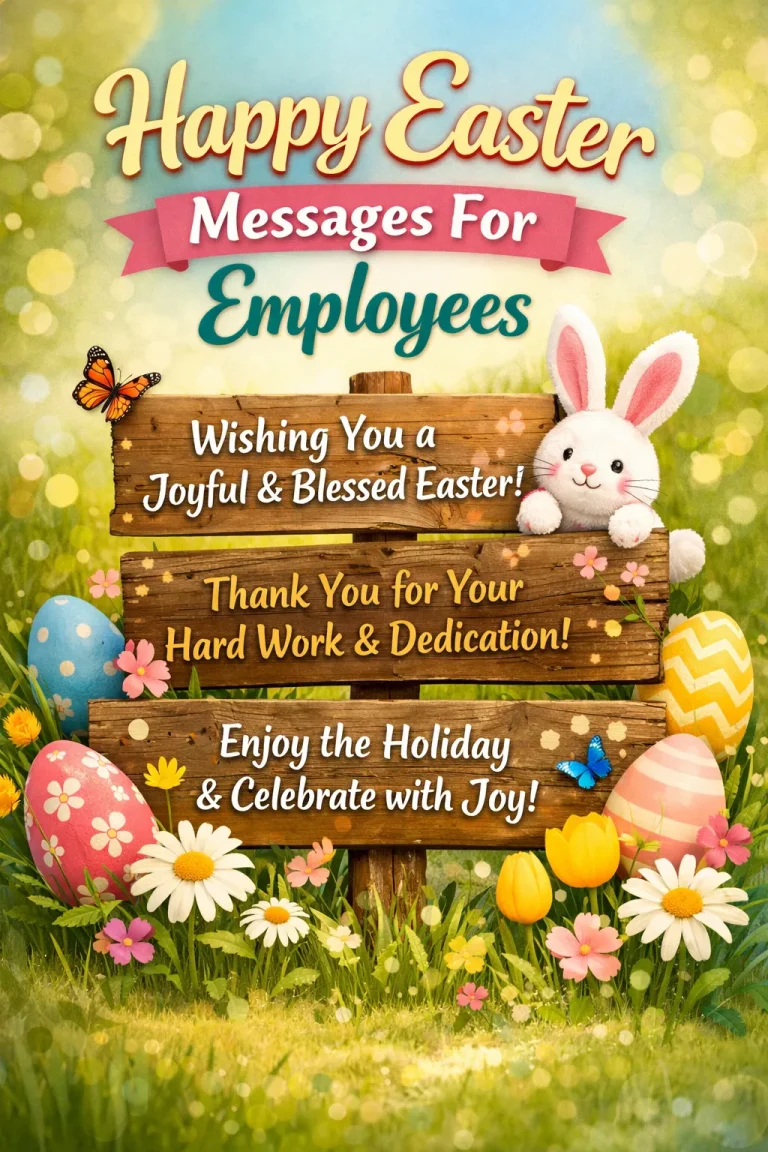 "Happy Easter Messages For Employees"