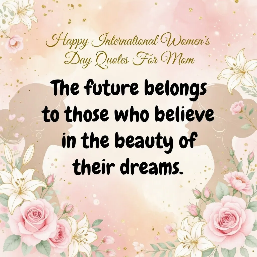 "Happy International Women's Day Quotes For Mom'