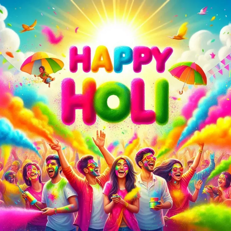 "Happy Holi Wishes in English"