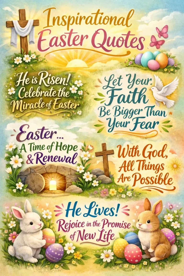 "Inspirational Easter Quotes"
