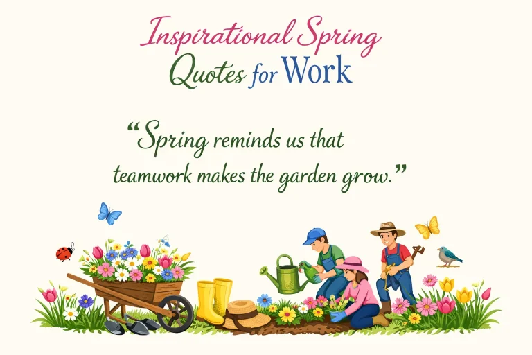 "Inspirational Spring Quotes For Work"