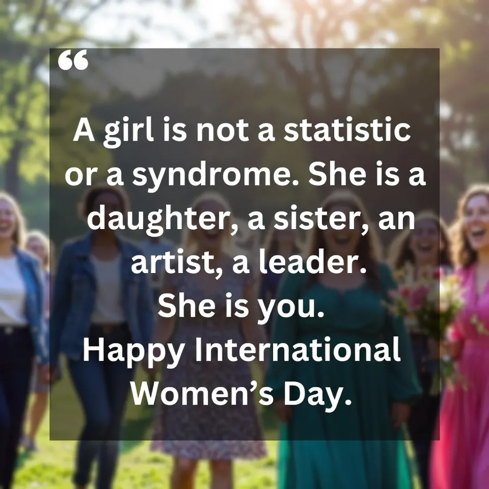 'Inspiring International Women’s Day Quotes for daughters"
