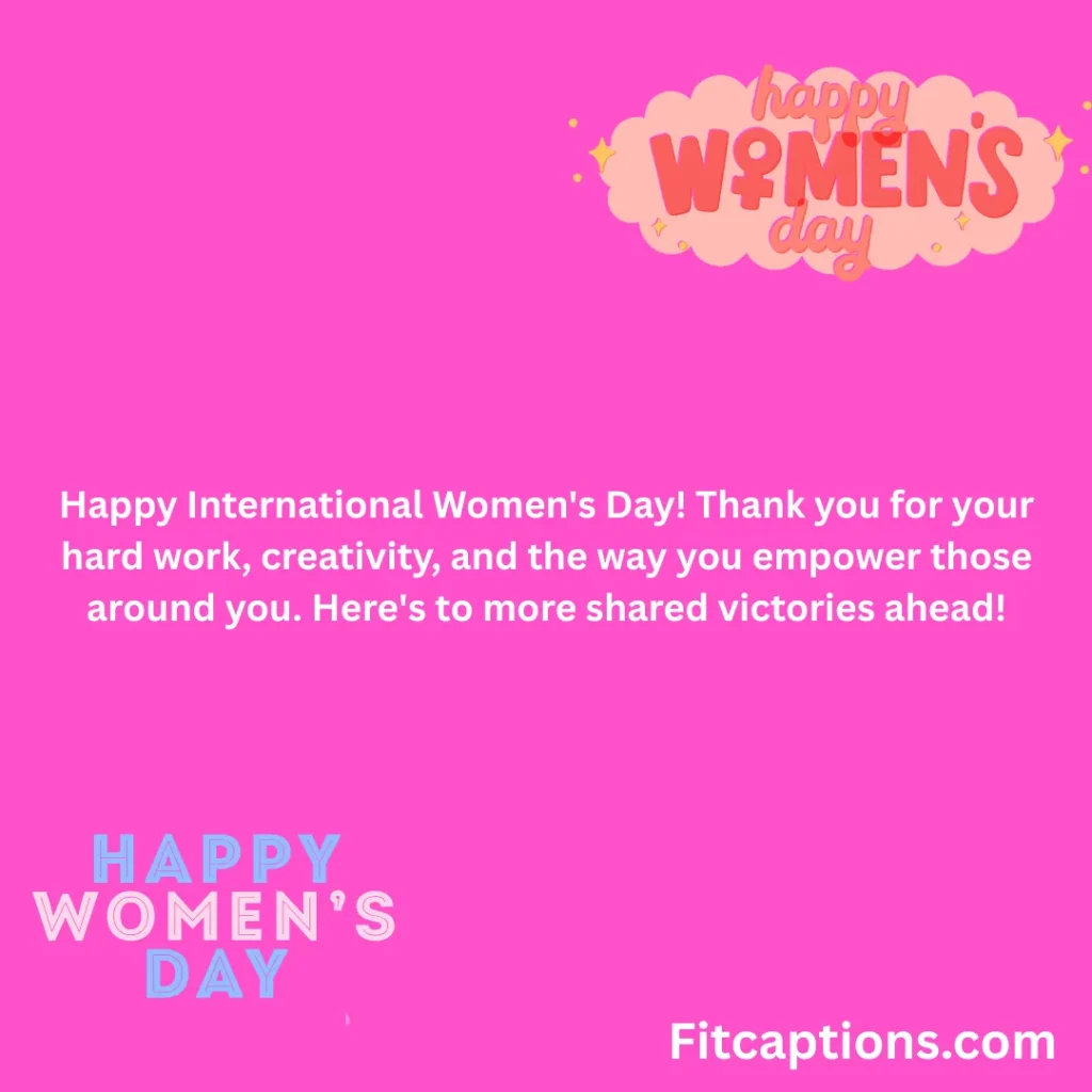"International Women’s Day Wishes to Colleagues"