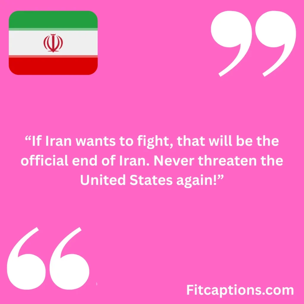 "Iran War Quotes"