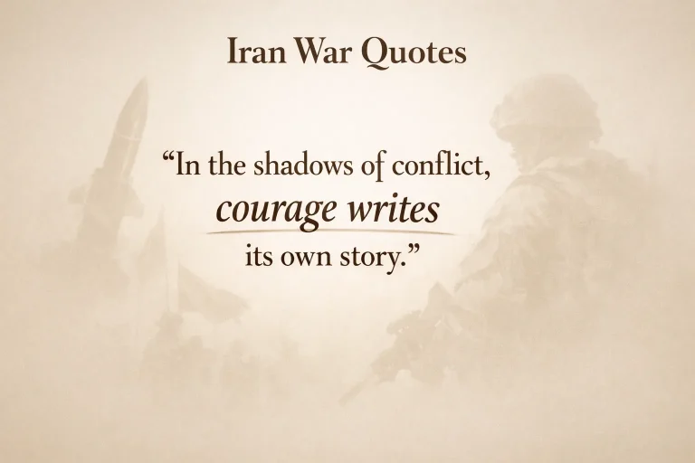 "Iran War Quotes"
