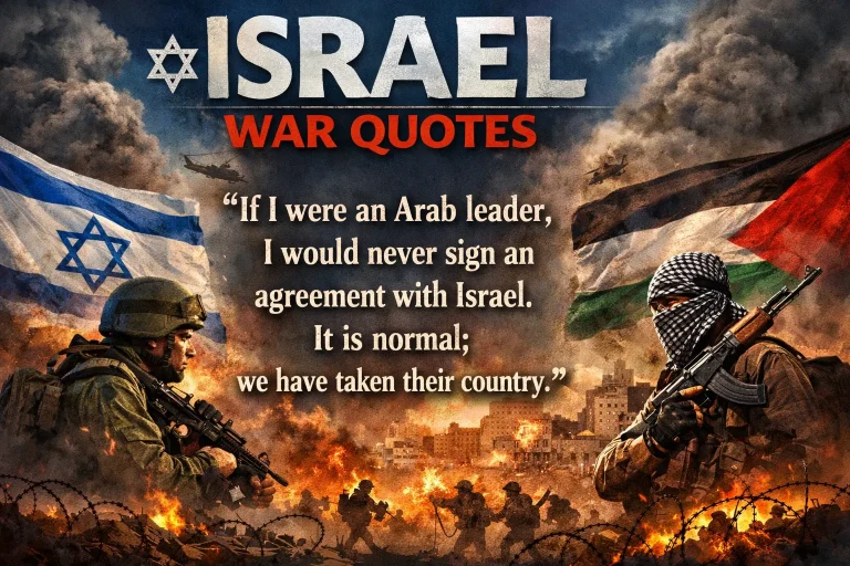 "Israel War Quotes "