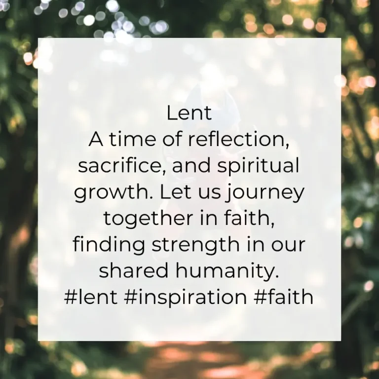 "Lent Inspirational Quotes'