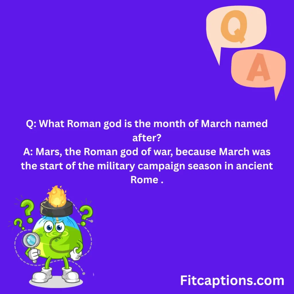 "March Trivia Questions And Answers For Seniors"