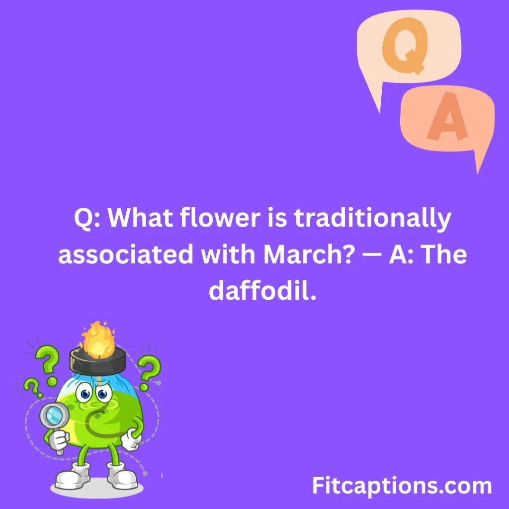 "March Trivia Questions And Answers For Seniors"