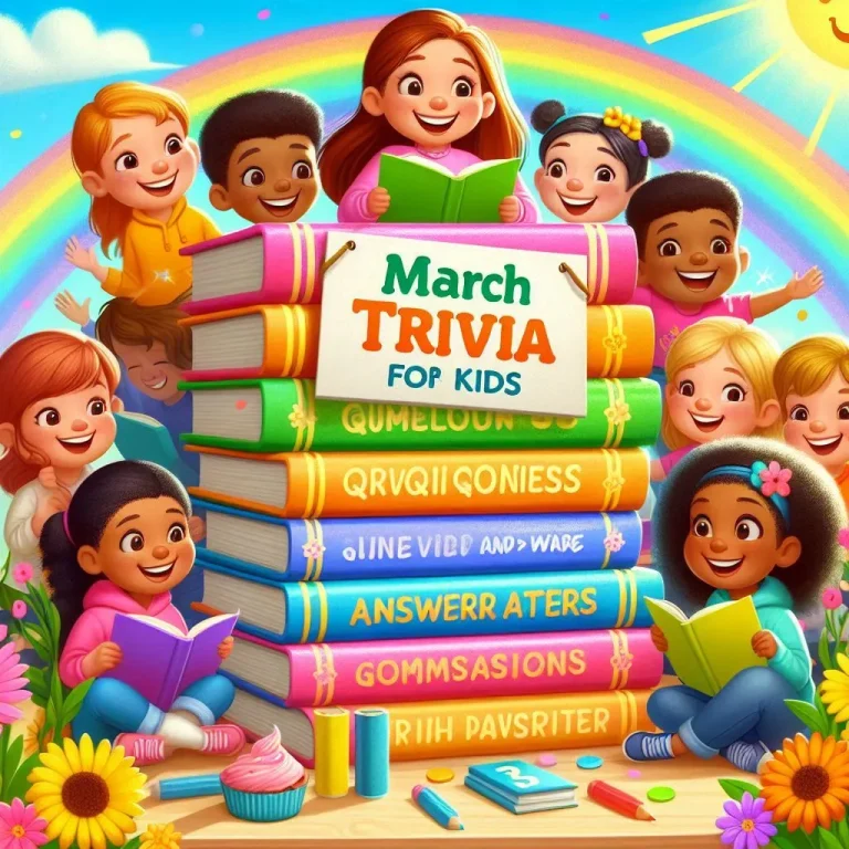 "March Trivia Questions And Answers For Kids"