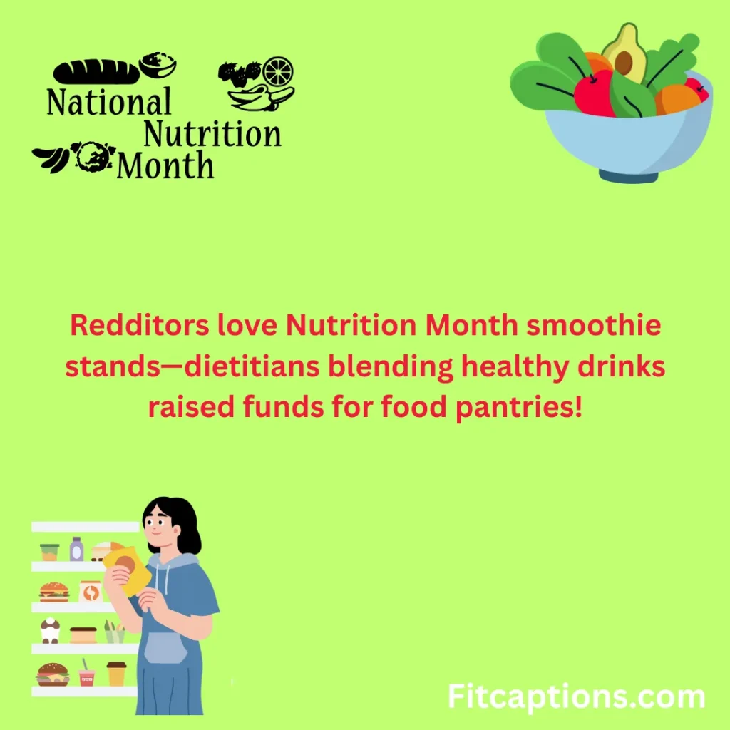 "National Nutrition Month Fun Facts"