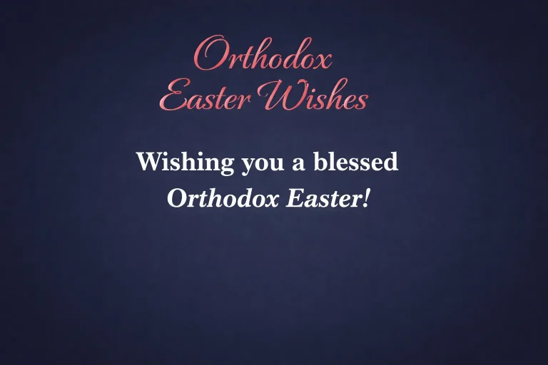 "Orthodox Easter Wishes"