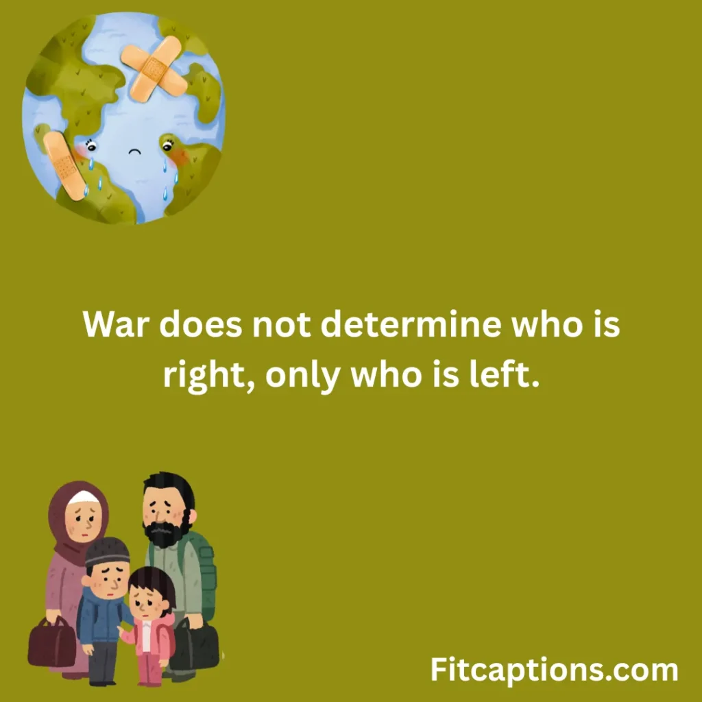 "Sad War Quotes"