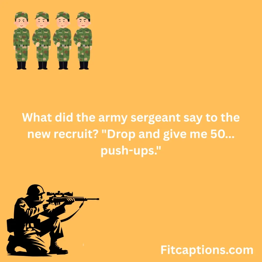 "Short Military Jokes"