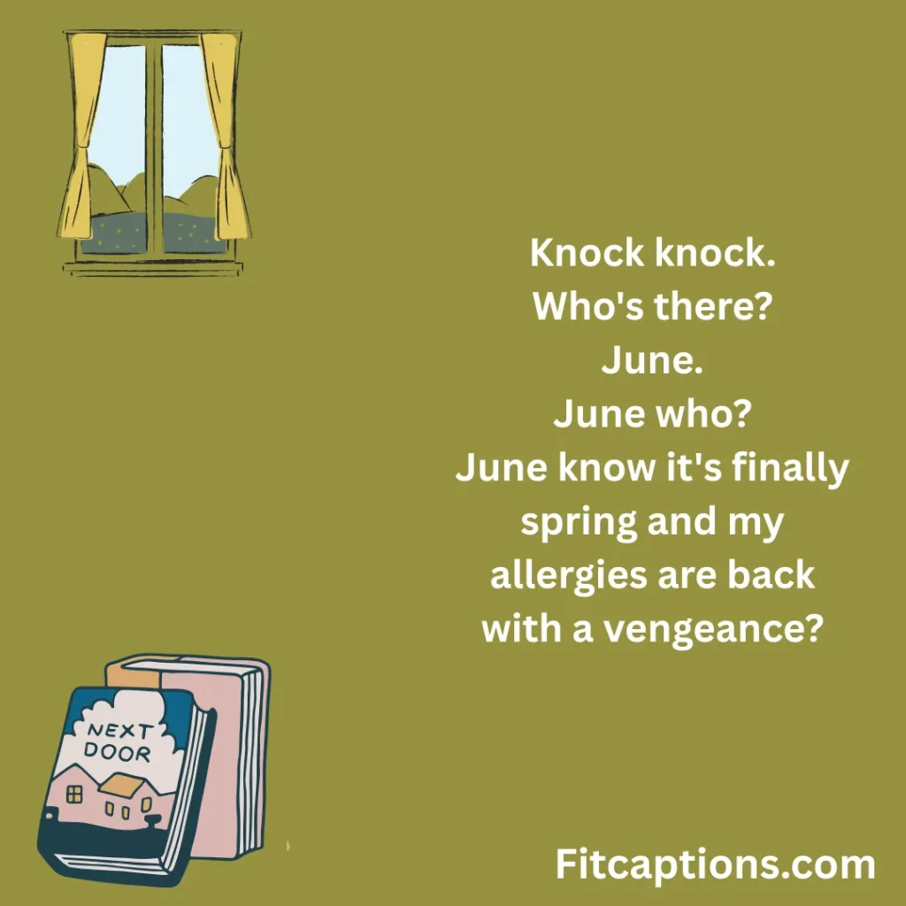 "Spring Knock Knock Jokes'
