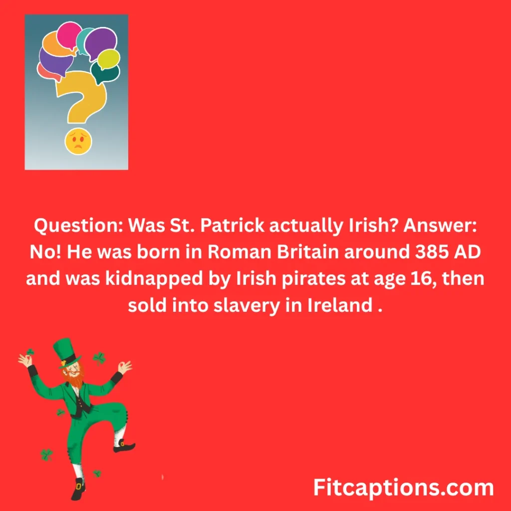 St Patricks Day Trivia Questions And Answers 1