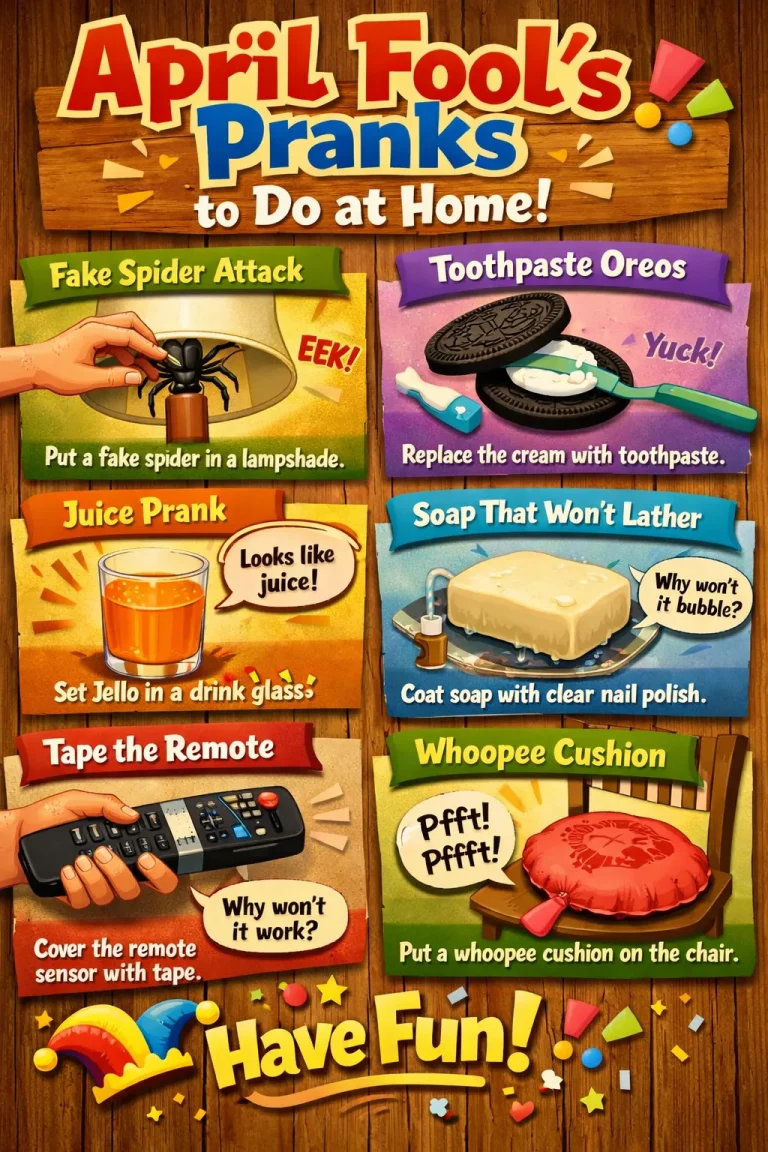 "April Fool's Pranks to Do at Home"
