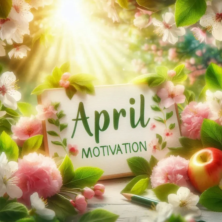 "April Motivational Quotes For Work "
