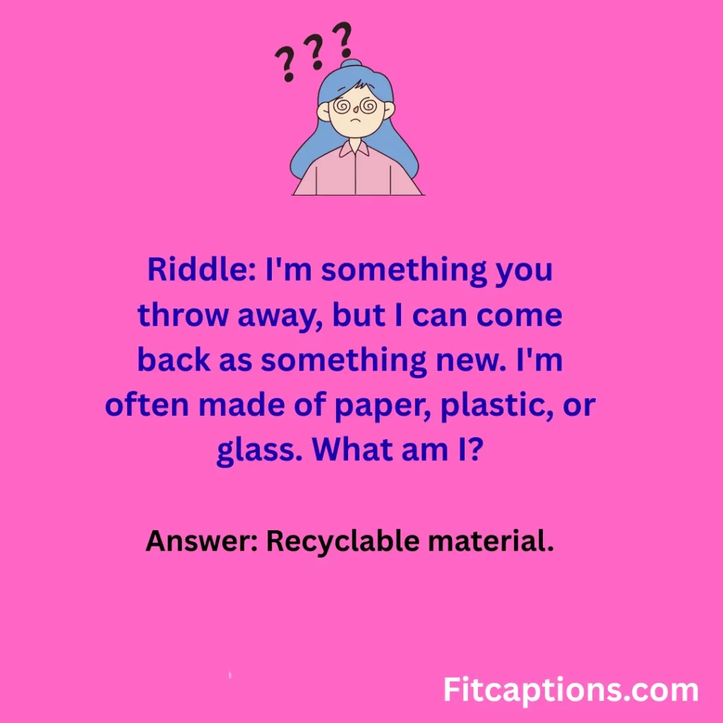 "Earth Day Riddles"