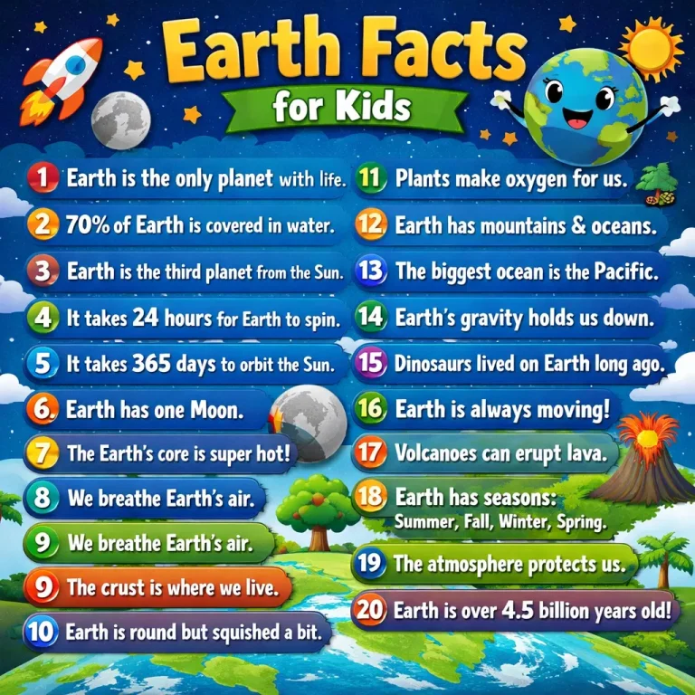 "Earth Day Facts for Kids"