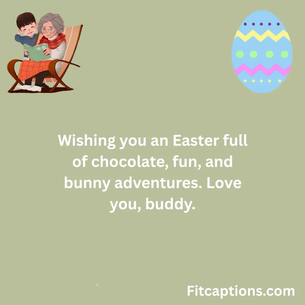 "Easter Wishes for Grandson"