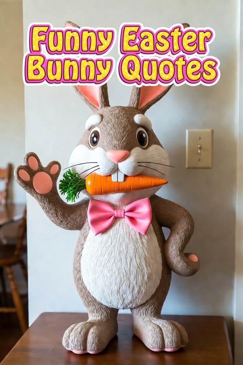 126+ Funny Easter Bunny Quotes to Crack You Up This Spring (2026)