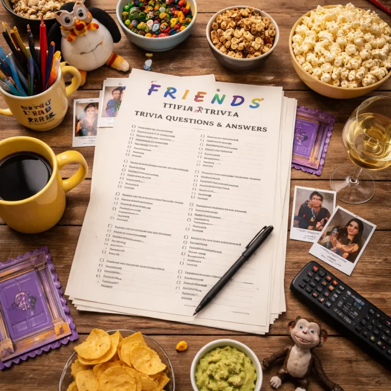 Friends trivia questions and answers