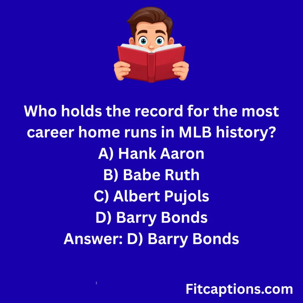 "MLB Trivia Questions and Answers"
