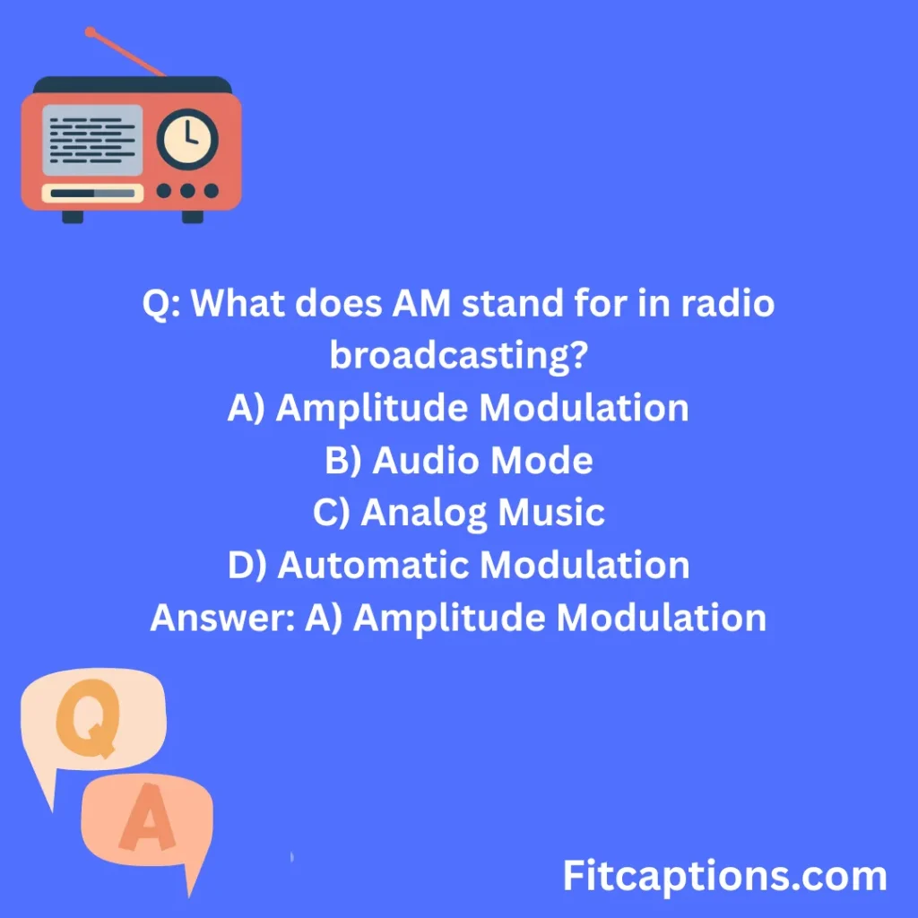 "Radio Trivia Questions And Answers"