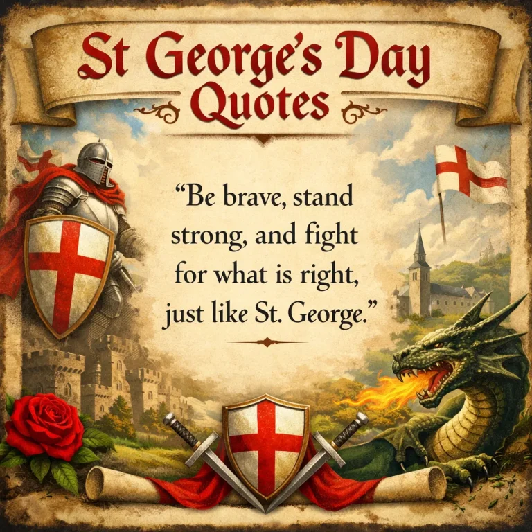 "Powerful St George’s Day Quotes"