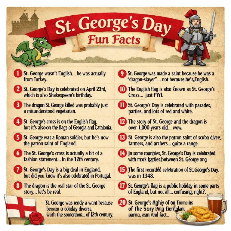"St George’s Day Fun Facts"