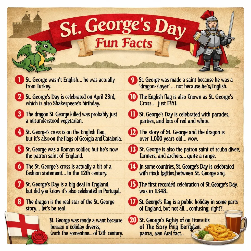 "St George’s Day Fun Facts"
