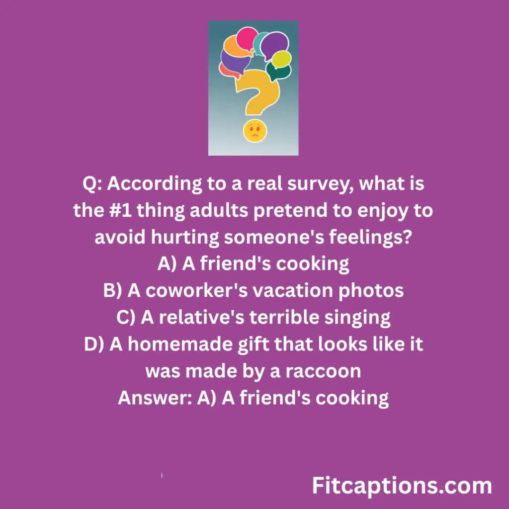 ""Funniest Trivia Questions And Answers""