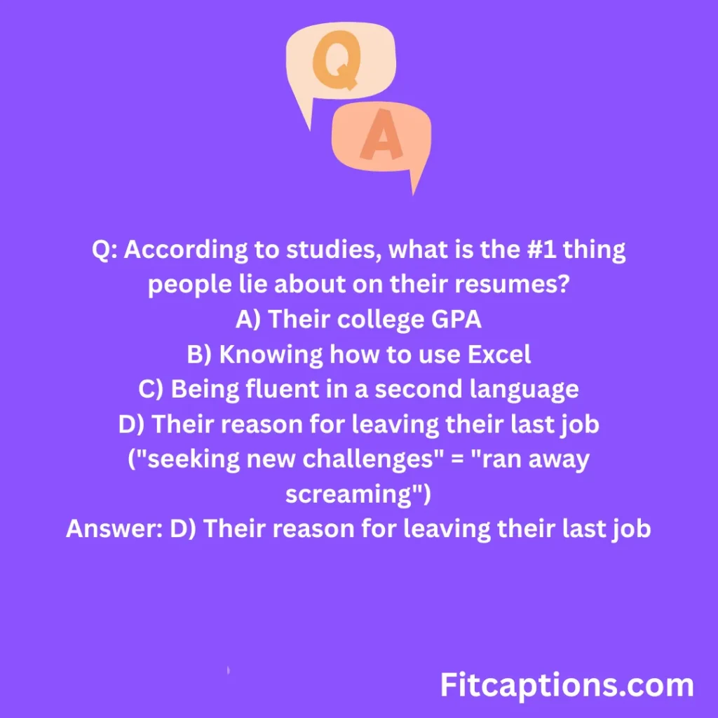 '"Humorous Trivia Questions and Answers""