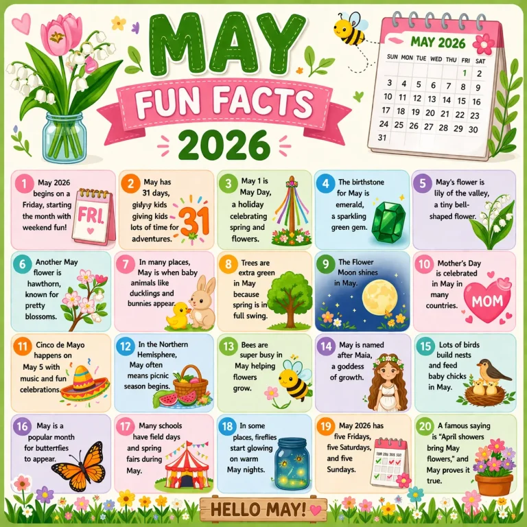 "Random Fun Facts about May"