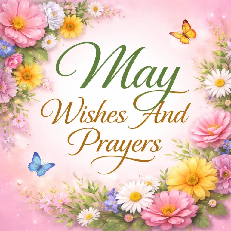 "Beautiful May Wishes and Prayers"