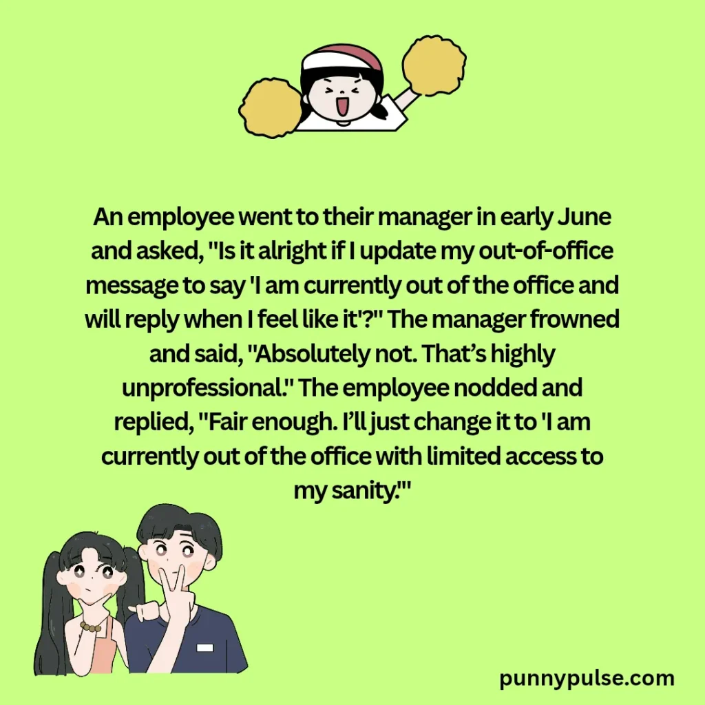 "Funny June Jokes for Office"