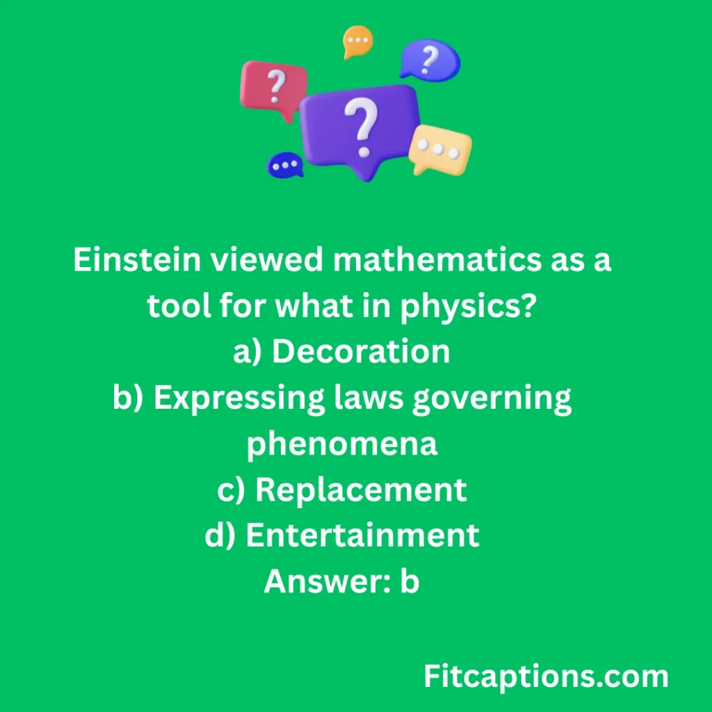 "Albert Einstein Quiz Questions with Answers"