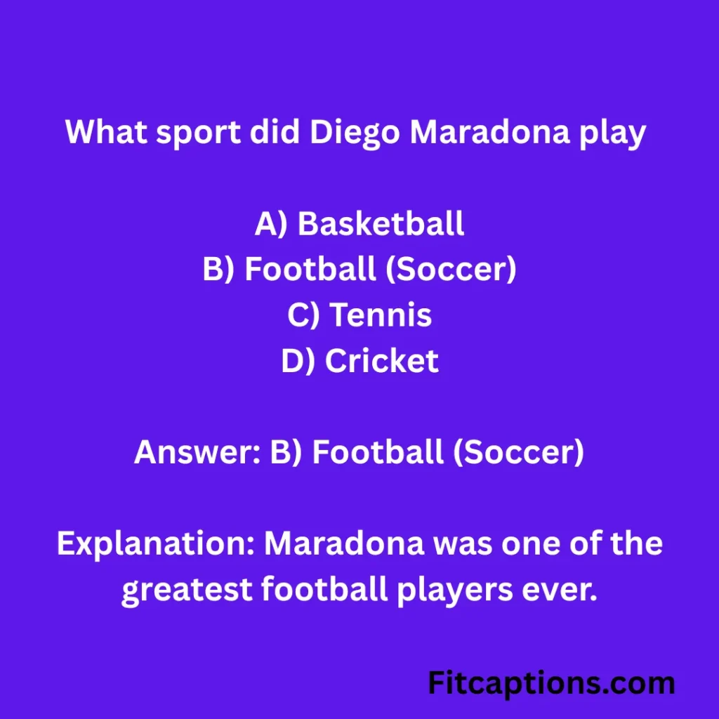 "Diego Maradona Quiz Questions and Answers"