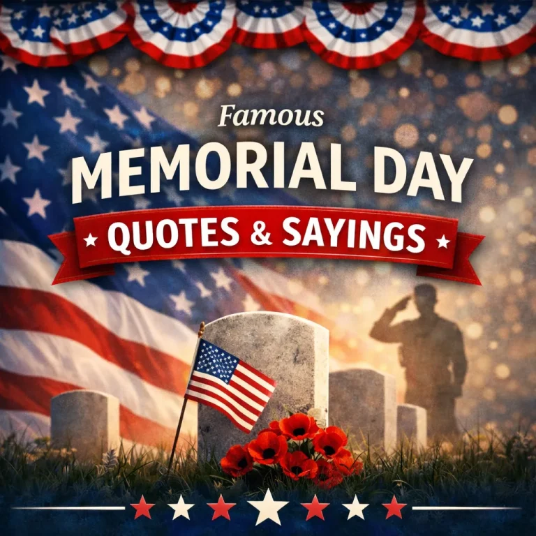"Memorial Day Quotes Sayings"
